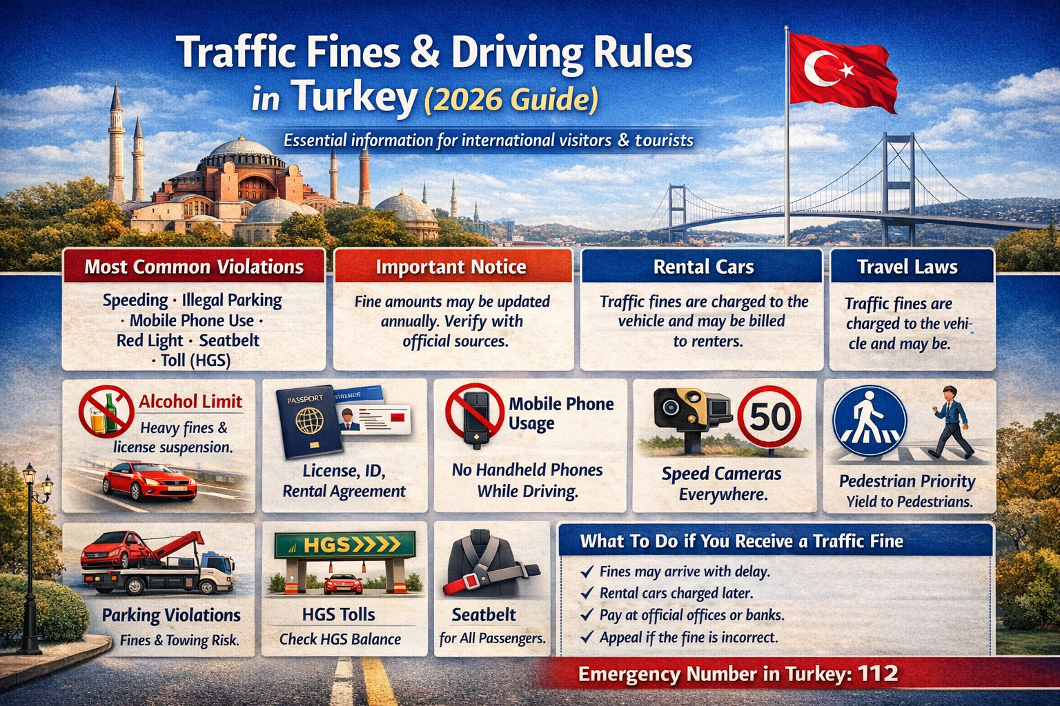 Traffic Fines & Driving Rules in Turkey (2026 Guide)